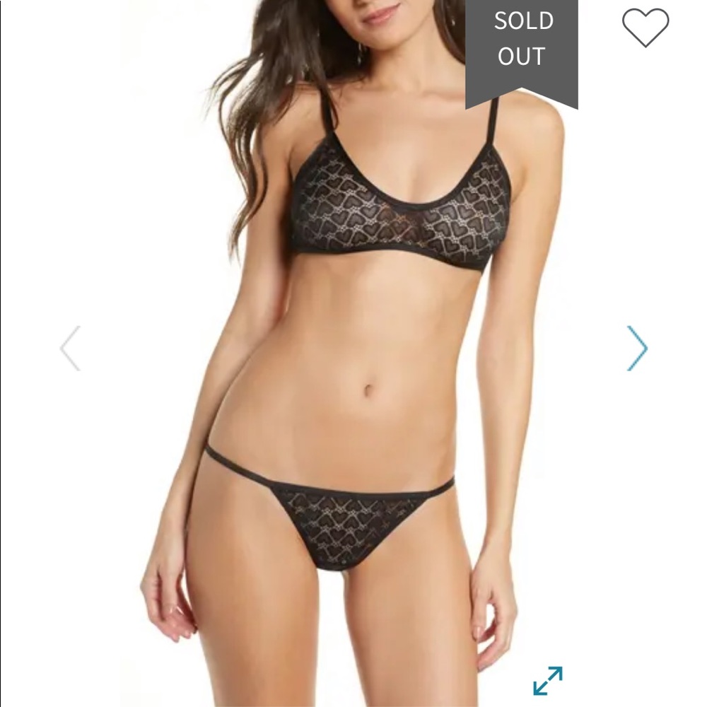 Free people hearts Kelly set Xs - Picture 1 of 4